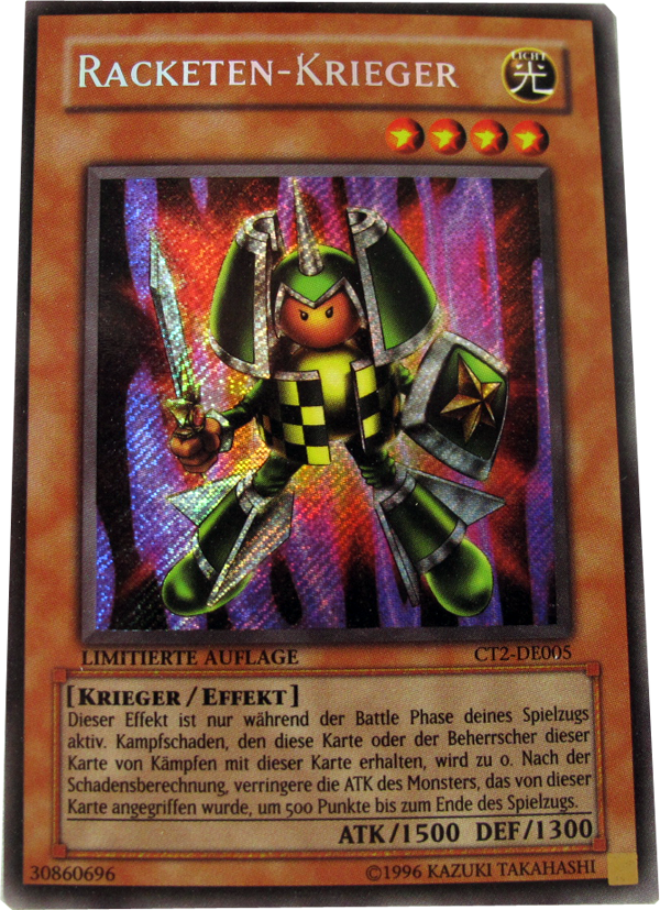 CT2-DE005 Racketen-Krieger Einzelkarte Deutsch