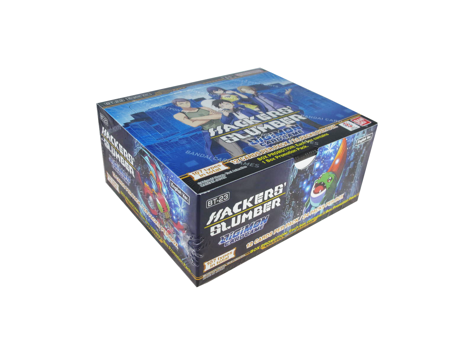 Digimon Card Game Hackers' Slumber BT23 Booster Display englisch