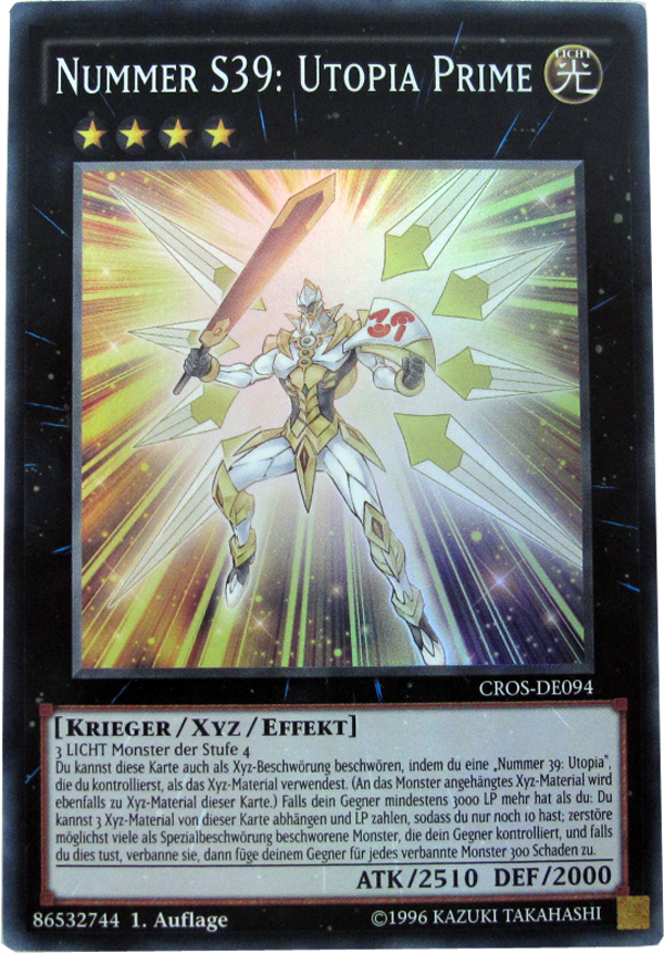 CROS-DE094 Nummer S39: Utopia Prime Super Rare deutsch