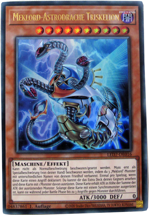 LED7-DE016 Meklord-Astrodrache Triskelion Ultra Rare deutsch
