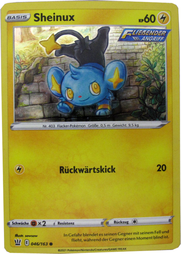 Pokemon 046/163 Sheinux Foil Einzelkarte deutsch