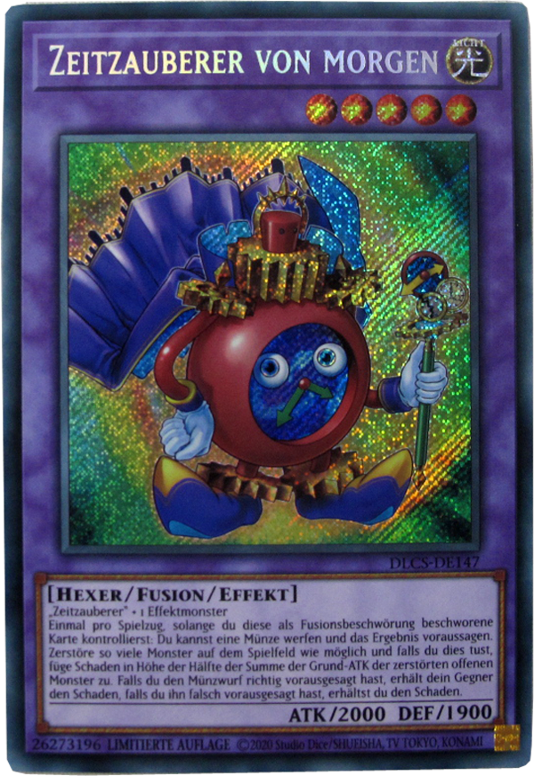 DLCS-DE147 Zeitzauberer von Morgen Secret Rare deutsch