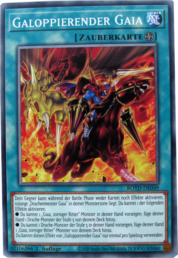 ROTD-DE049 Galoppierender Gaia common deutsch