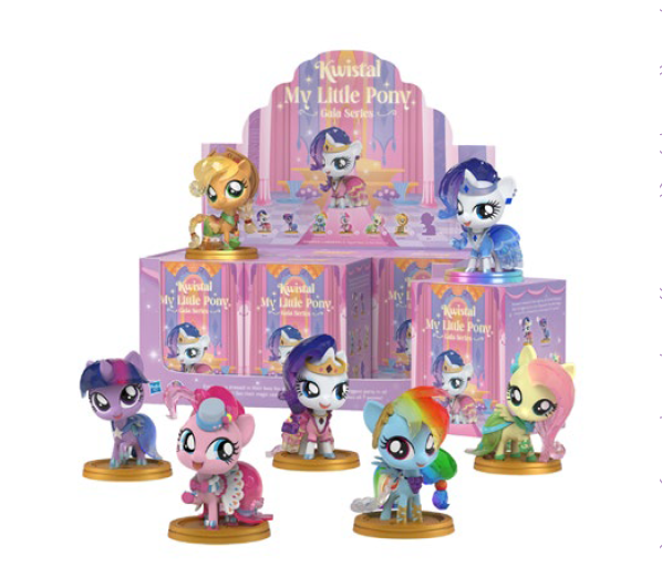Figur - KWISTAL FWENZ × MY LITTLE PONY Blind Box Display (6 Blindboxen) - Gala Series