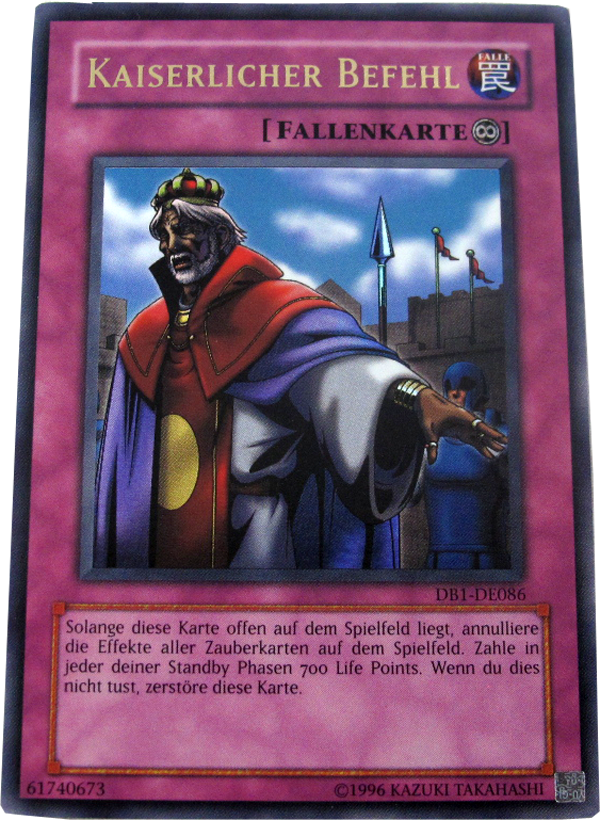 DB1-DE086 Kaiserlicher Befehl Ultra Rare deutsch