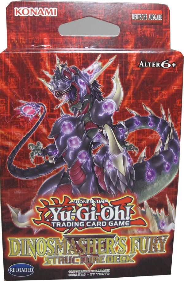 Yu-Gi-Oh! Dinosmasher's Fury Structure Deck Display deutsch (Nachdruck)