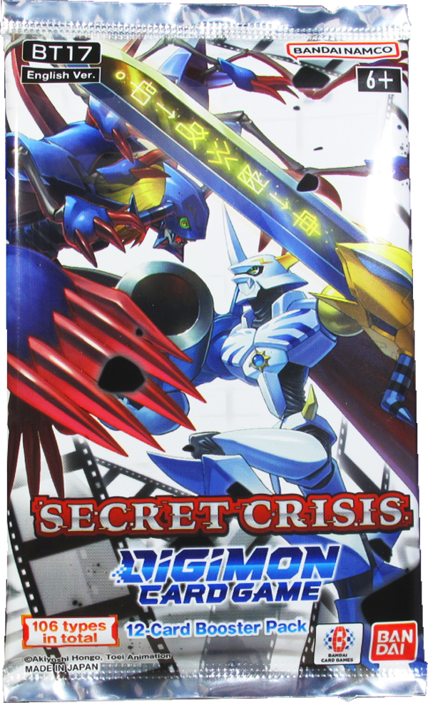 Digimon Card Game Secret Crisis Booster BT17 englisch