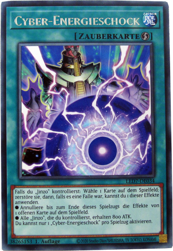 LED7-DE034 Cyber-Energieschock Rare deutsch