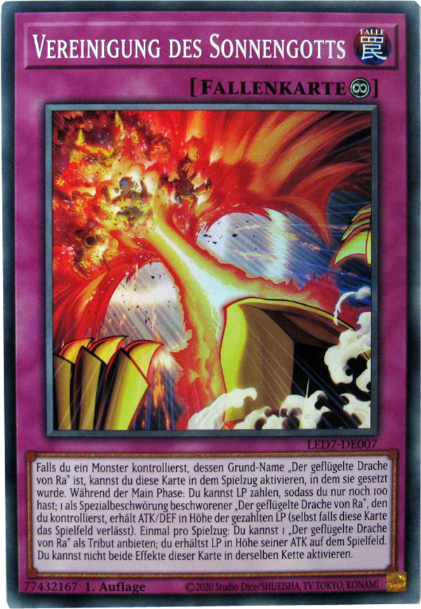LED7-DE007 Vereinigung des Sonnengotts Super Rare deutsch