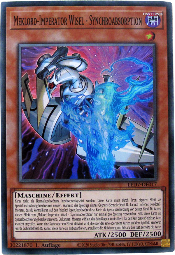 LED7-DE017 Meklord-Imperator Wisel - Synchroabsorption Super Rare deutsch