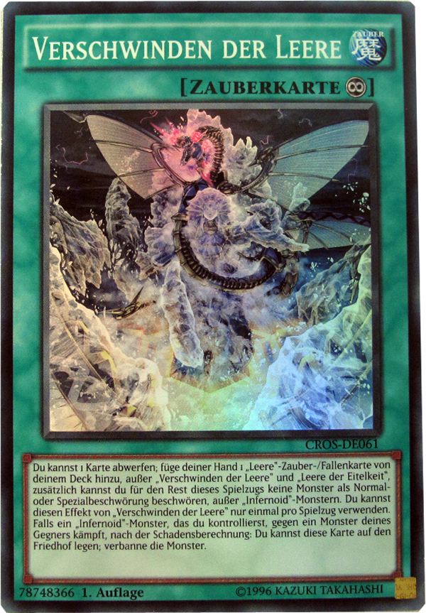 CROS-DE061 Verschwinden der Leere Super Rare deutsch