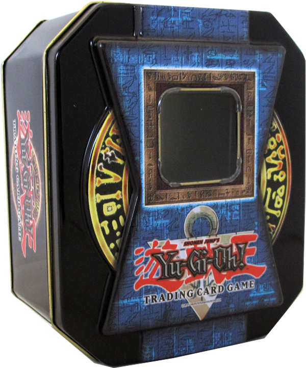 Yu-Gi-Oh! 2004 Tin Box Gaia, Ritter des Dunklen Windes (blau) - Ohne Inhalt