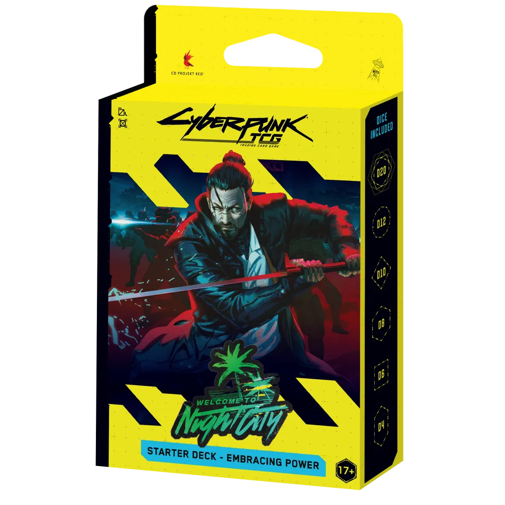 Cyberpunk TCG Welcome To Night City Starter Deck – Embracing Power (EN)