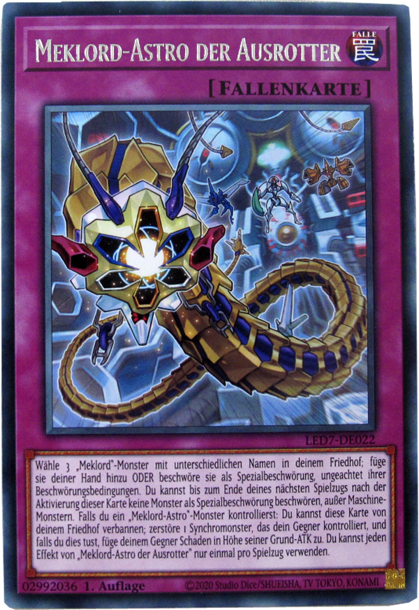 LED7-DE022 Meklord-Astro der Ausrotter Rare deutsch