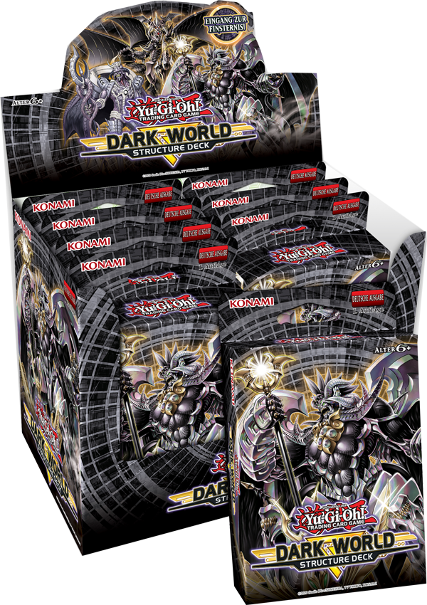 Yu-Gi-Oh! Dark World Structure Deck Display deutsch