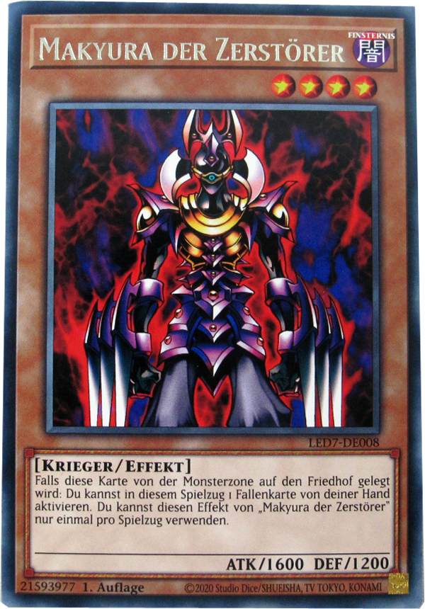 LED7-DE008 Makyura der Zerstörer Rare deutsch