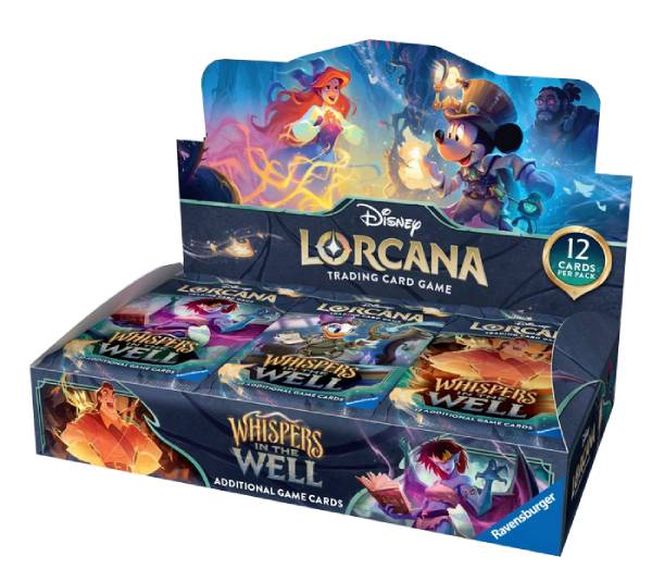 Disney Lorcana Whispers in the Well Booster Display englisch