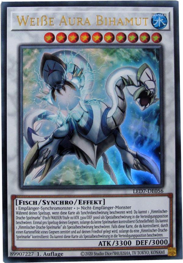 LED7-DE056 Weiße Aura Bihamut Ultra Rare deutsch